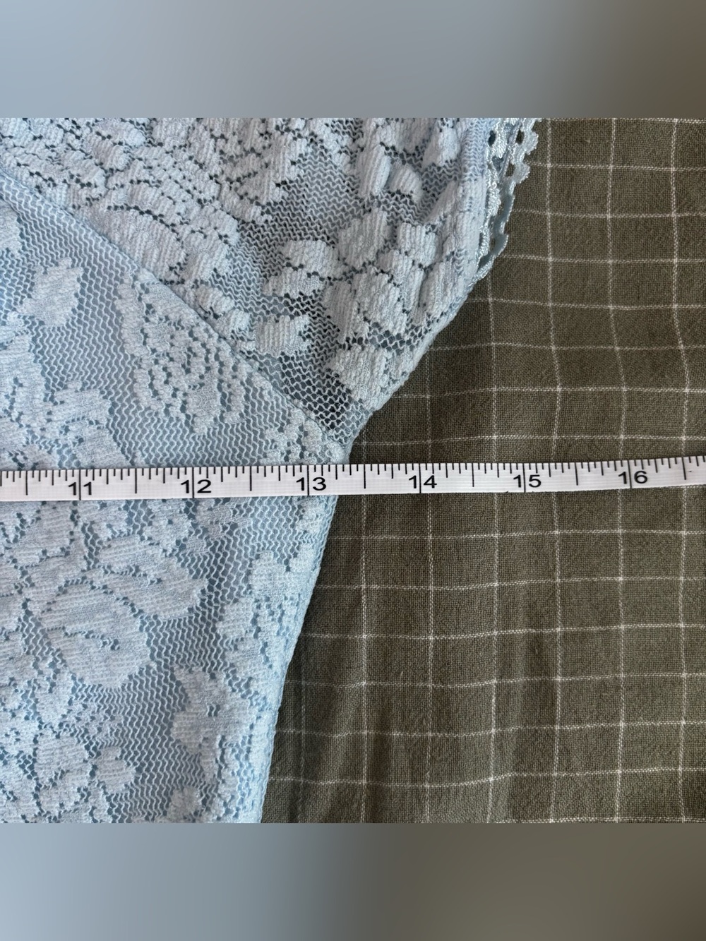 garage 90s/y2k light blue lace top - Picture 4 of 4